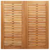 vidaXL Setdapranzodagiardino Marrone Teak solido