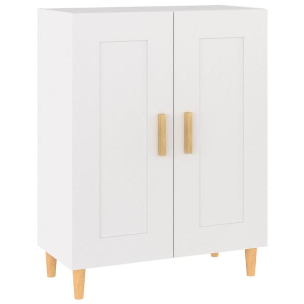 vidaXL Credenza Bianca 69,5x34x90 cm in Legno Multistrato