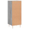 vidaXL Credenza Grigio Sonoma 34,5x34x90 cm in Legno Multistrato