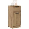 vidaXL Credenza Rovere Artigianale 30x30x70 cm in Legno Multistrato