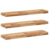 vidaXL Mensole da Parete 3 pz 100x20x4 cm Legno Acacia Rifinito a Olio