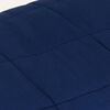 vidaXL Coperta Ponderata Blu 220x260 cm 11 kg Tessuto