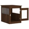 vidaXL Gabbia Cani Arredamento Rovere Marrone 55x75x65cm Multistrato