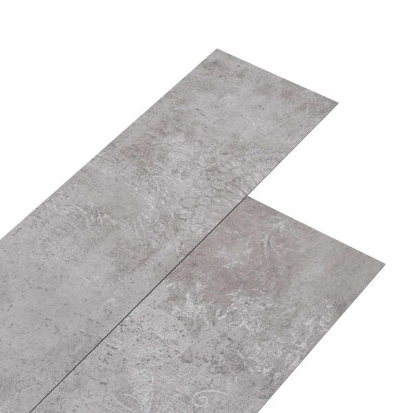 vidaXL Tavole per Pavimenti 36 pcs Grigio Terra 5,02 m&sup2; PVC