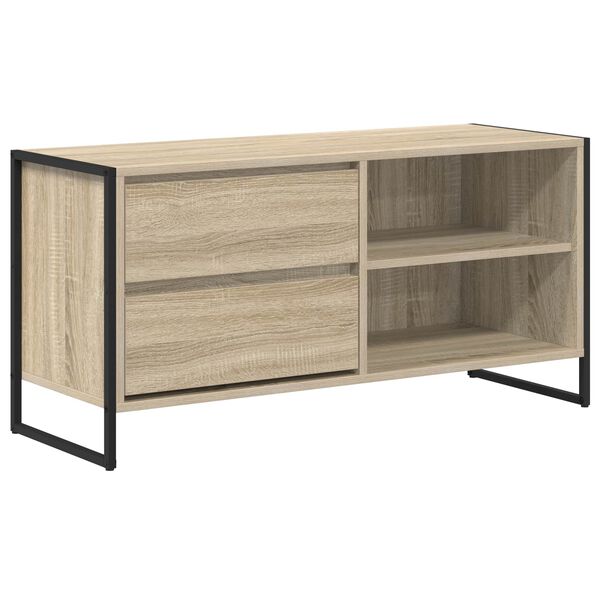 vidaXL Mobile TV Sonoma 100 x 36 x 49,5 cm Legno multistrato
