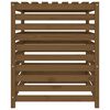 vidaXL Compostiera Ambra 82,5x82,5x99,5 cm in Legno Massello di Pino