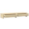 vidaXL Supporto per monitor con cassetti in rovere Sonoma 100x27x15 cm in legno ingegnerizzato