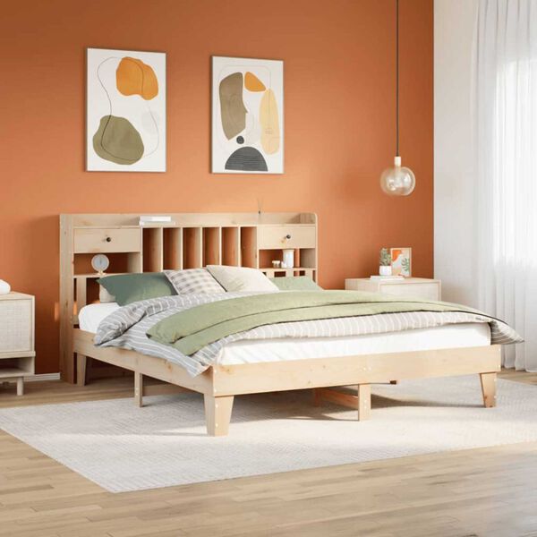 vidaXL Letto senza Materasso 180x200 cm in Legno Massello di Pino
