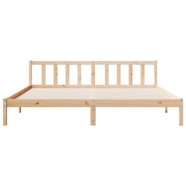vidaXL Letto Extra Lungo senza Materasso 180x210 cm in Legno di Pino