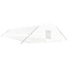 vidaXL Serra con Telaio in Acciaio Bianco 120 m&sup2; 20x6x2,85 m