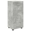 vidaXL Set di Armadi da Bagno TULUM Grigio cemento 37 x 31,5 x 82 cm