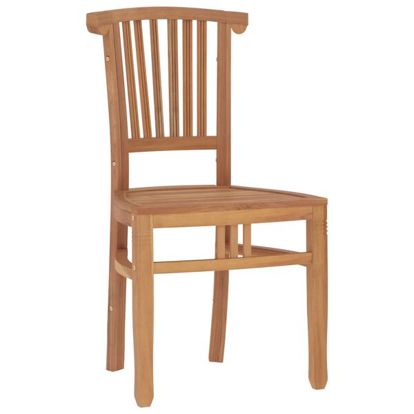 vidaXL Set da Pranzo da Giardino 7 pz in Legno Massello di Teak