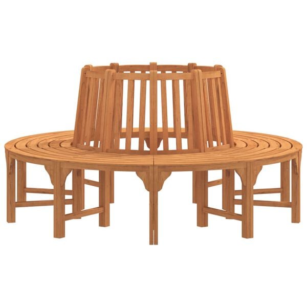 vidaXL Panchina Albero Circolare &Oslash; 208 Legno Massello di Eucalipto