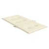 vidaXL Cuscini per Sedia 6 pz Crema 100x50x3 cm in Tessuto Oxford