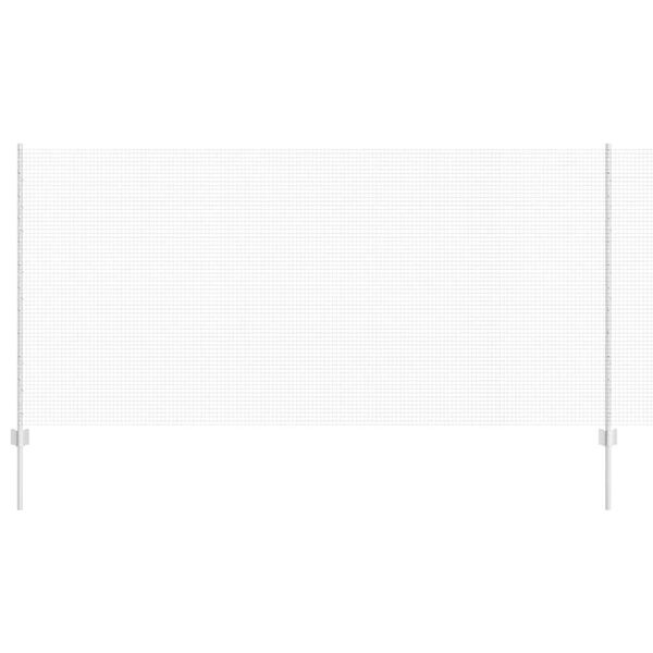 vidaXL Recinzione con Posto Argento 1,2 x 25 m Acciaio