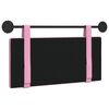 vidaXL Testata appesa Montaggio a parete Rosa 90 x 55 x 5 cm Tessuto