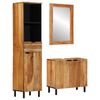 vidaXL Set di Armadi da Bagno 3 pz Naturale 38 x 33 x 160 cm
