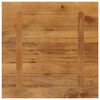 vidaXL Piano per Tavolo 70x70x2,5 cm Quadrato Legno Massello di Pino