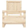 vidaXL Giroletto con Testiera 90x200 cm in Legno Massello di Pino