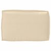 vidaXL Set di Cuscini per Pallet 2 pcs Beige Tessuto Oxford