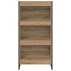vidaXL Armadio per Libri Rovere Artigianale 80 x 30 x 155 cm