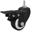 vidaXL Ruote 12 pz Nero M6 x 37 mm Ferro e nylon