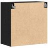 vidaXL Armadietto a muro Rovere Nero 60 x 31,5 x 60 cm
