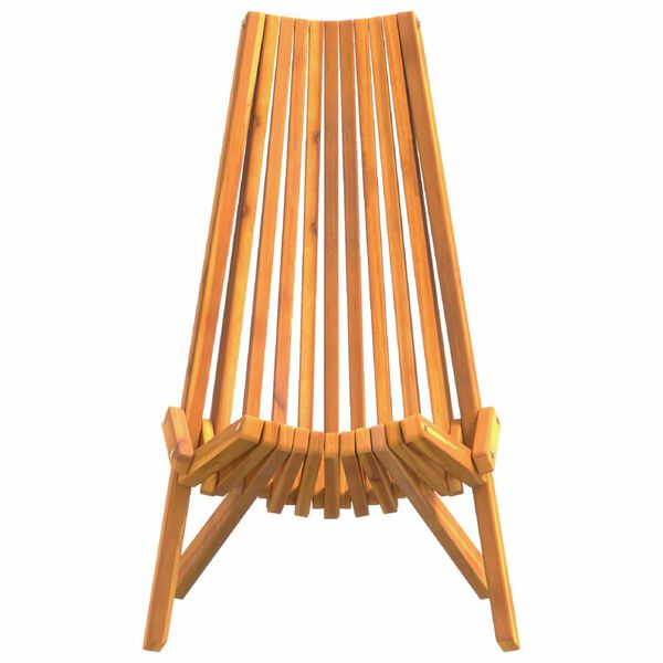 vidaXL Sedie da giardino pieghevoli 2 pcs Marrone 56 x 69 x 84 m