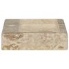 vidaXL Lavello a Parete Crema 38x24x6,5 cm in Marmo