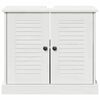 vidaXL Armadio sottolavello con porta VIGO Bianco e Bianco Antico