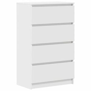 vidaXL Credenza Bianca 60x35x98,5 cm in Legno Multistrato