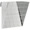 vidaXL Mangiatore Appeso per Fieno Argento 61 x 33 x 66 cm