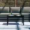 vidaXL Tavolo da Giardino Nero 82,5x50,5x45 cm Legno Massello Pino