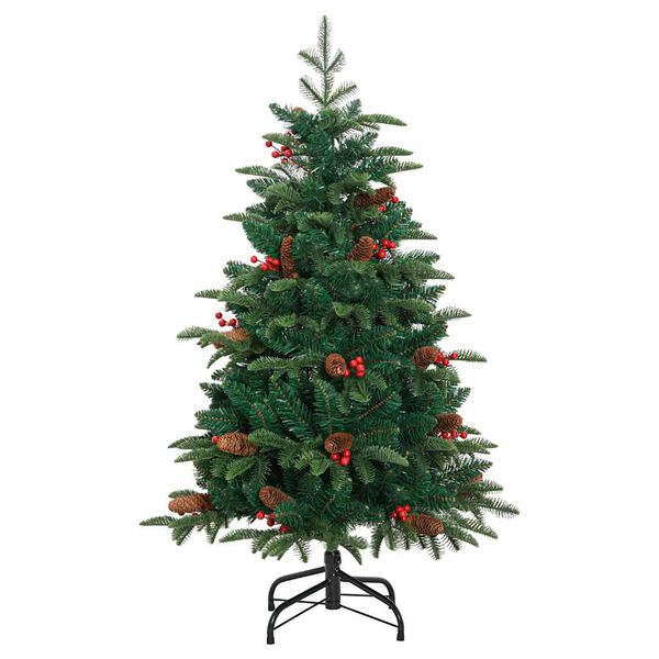 vidaXL Albero di Natale artificiale con 150 LED Verde 150 cm