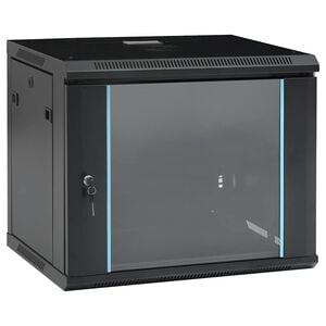 vidaXL Armadietti di rete Black 600 x 450 x 510 mm Acciaio