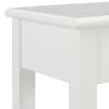 vidaXL Tavolo Consolle Bianco 110x35x80 cm in Legno
