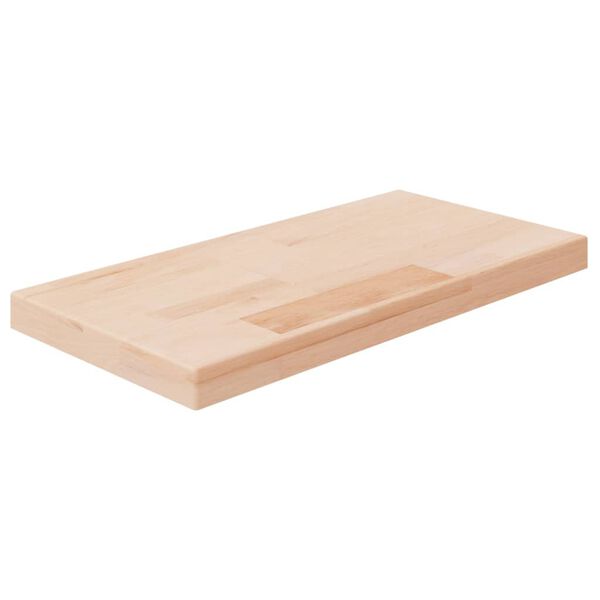 vidaXL Ripiano 40x20x2,5 cm Legno Massello di Rovere Non Trattato