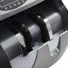 vidaXL Macchina Conta Soldi per Banconote Nero e Grigio
