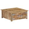 vidaXL Tavolino da Salotto 70x70x30 cm in Legno Massello di Mango