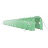 vidaXL Serra con Telaio in Acciaio Verde 48 m&sup2; 24x2x2 m