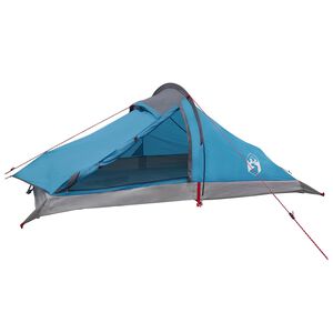 vidaXL Tenda da backpacking 2 persona Blu
