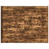 vidaXL Struttura letto con contenitore Rovere fumé 135 x 190 cm