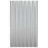 vidaXL Pannelli Tetto 12pz Acciaio Zincato Argento 60x36 cm