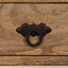 vidaXL Credenza in Legno Massello di Mango 100x30x130 cm