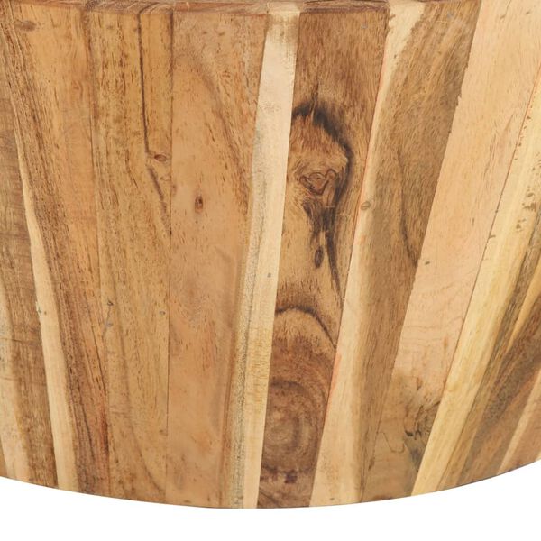 vidaXL Tavolino da Salotto &Oslash;65x31 cm in Legno Massello di Acacia