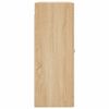 vidaXL Mobile a Parete Rovere Sonoma 69,5x34x90 cm Legno Multistrato
