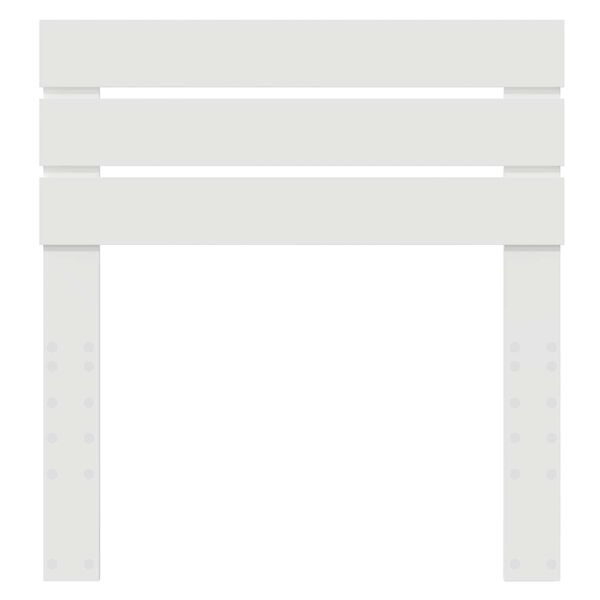 vidaXL Testiera Bianco 100 cm Legno multistrato