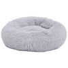 vidaXL Cuscino Lavabile Cani e Gatti Grigio Chiaro 90x90x16 cm Peluche