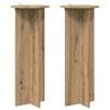 vidaXL Supporto per piante 2 pz Rovere Artigianale &Oslash;40 x 100 cm
