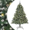 vidaXL Albero di Natale artificiale con 300 LED Verde 240 cm